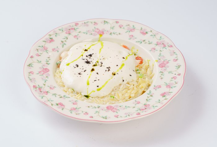 Орзо с креветками