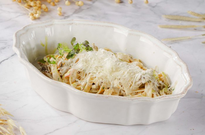 Тальятелле с говядиной и грибами