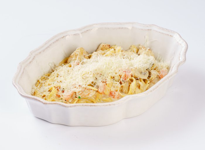 Тальятелле с курицей и грибами